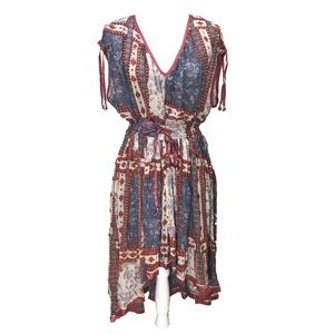 Free People Boho Prairie Dress M - image 1